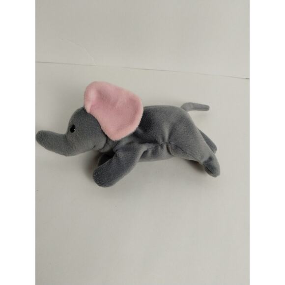 HUGGABLE HONEYS Zangeen Pellet Stuffed ELEPHANT Vintage 1996 - Picture 1 of 7